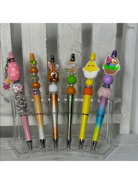 Colorful Easter-Themed Pens Set